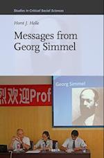 Messages from Georg Simmel
