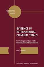 Evidence in International Criminal Trials