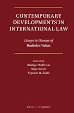 Contemporary Developments in International Law