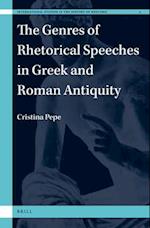 The Genres of Rhetorical Speeches in Greek and Roman Antiquity