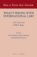 What's Wrong with International Law?