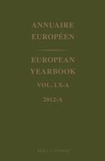 European Yearbook / Annuaire Européen, Volume 60a (2012)
