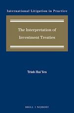 The Interpretation of Investment Treaties