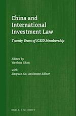 China and International Investment Law