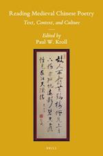 Reading Medieval Chinese Poetry