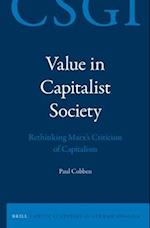 Value in Capitalist Society