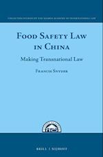 Food Safety Law in China