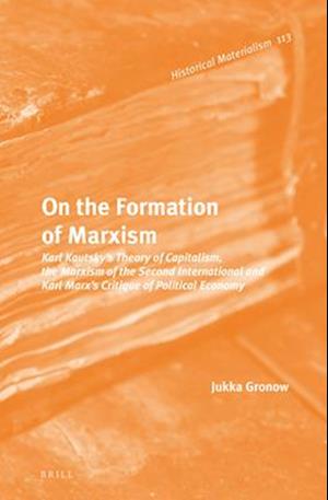 On the Formation of Marxism