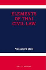 Elements of Thai Civil Law