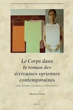 Le Corps Dans Le Roman Des Ecrivaines Syriennes Contemporaines