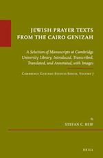 Jewish Prayer Texts from the Cairo Genizah