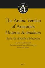 The Arabic Version of Aristotle's Historia Animalium