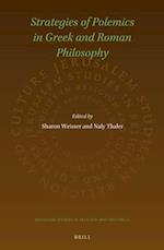 Strategies of Polemics in Greek and Roman Philosophy