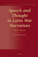Speech and Thought in Latin War Narratives
