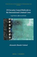Un Security Council Referrals to the International Criminal Court