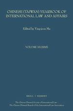 Chinese (Taiwan) Yearbook of International Law and Affairs, Volume 33 (2015)