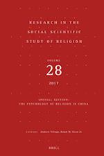 Research in the Social Scientific Study of Religion, Volume 28