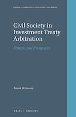 Civil Society in Investment Treaty Arbitration