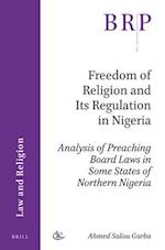 Freedom of Religion and Its Regulation in Nigeria