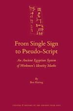 From Single Sign to Pseudo-Script