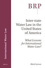 Inter-State Water Law in the United States of America