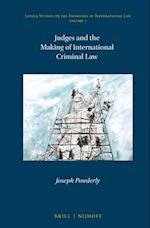 Judges and the Making of International Criminal Law