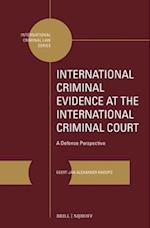 International Criminal Evidence at the International Criminal Court