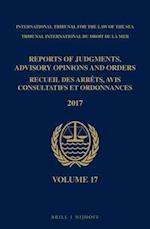 Reports of Judgments, Advisory Opinions and Orders/ Receuil Des Arrets, Avis Consultatifs Et Ordonnances, Volume 17 (2017)