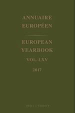 European Yearbook / Annuaire Européen, Volume 65 (2017)