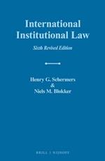 International Institutional Law