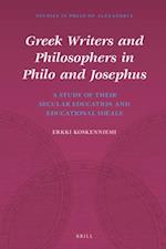 Greek Writers and Philosophers in Philo and Josephus