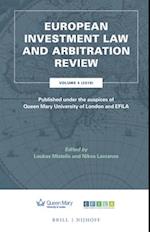 European Investment Law and Arbitration Review