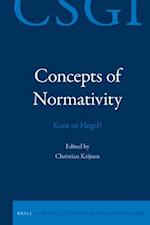 Concepts of Normativity
