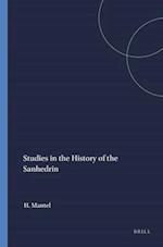 Studies in the History of the Sanhedrin