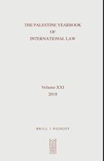 The Palestine Yearbook of International Law (2018)