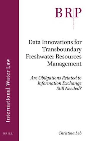 Data Innovations for Transboundary Freshwater Resources Management