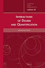 Interactions of Degree and Quantification