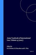 Asian Yearbook of International Law, Volume 13 (2007)