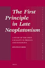 The First Principle in Late Neoplatonism