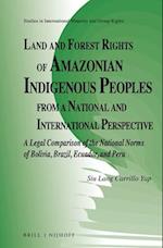 Land and Forest Rights of Amazonian Indigenous Peoples from a National and International Perspective