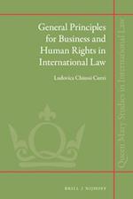 General Principles for Business and Human Rights in International Law