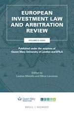 European Investment Law and Arbitration Review