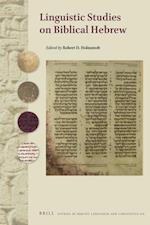 Linguistic Studies on Biblical Hebrew