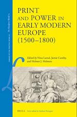 Print and Power in Early Modern Europe (1500-1800)