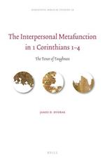 The Interpersonal Metafunction in 1 Corinthians 1-4
