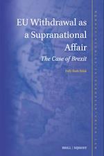 Eu Withdrawal as a Supranational Affair