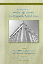 A Companion to Western Legal Traditions