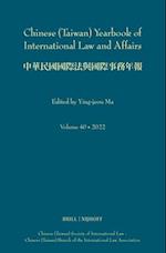 Chinese (Taiwan) Yearbook of International Law and Affairs, Volume 40, 2022