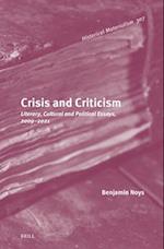Crisis and Criticism