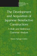 The Development and Acquisition of Japanese Benefactive Constructions